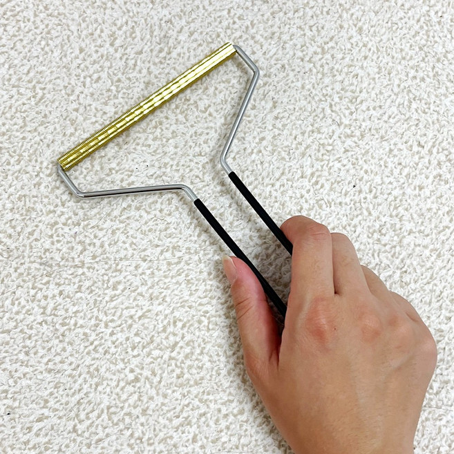 돌돌이 털청소 브러시 카펫 러그 청소빗, 혼합색상, 1개