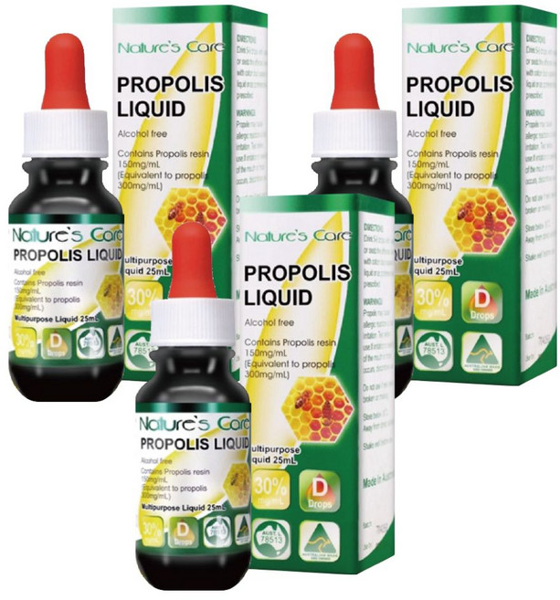 Nature's Care 蜂膠滴劑 25ml, 3瓶