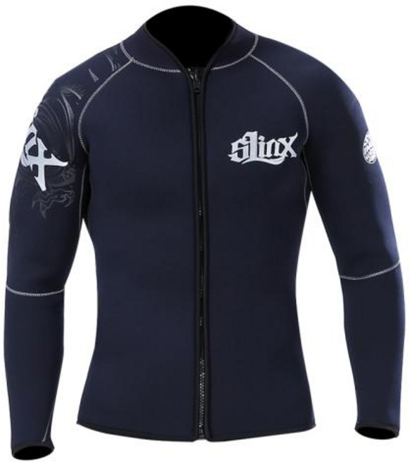 잠수복 탑 또는 바지 5mm SCR 긴 소매 네오프렌 지퍼 자켓 남성용 여성용 스쿠버 다이빙 슈트 스노클링 수영, 1109B