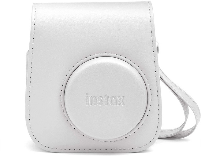 인스탁스 미니11 전용 가방, 1개, 미니11 전용가죽[화이트]