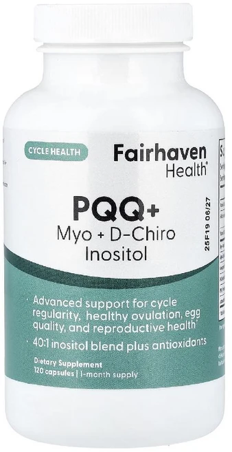 페어헤이븐 헬스 PQQ + 미오 d-카이로 이노시톨 캡슐 120정, 1개, 1개 - 쿠팡