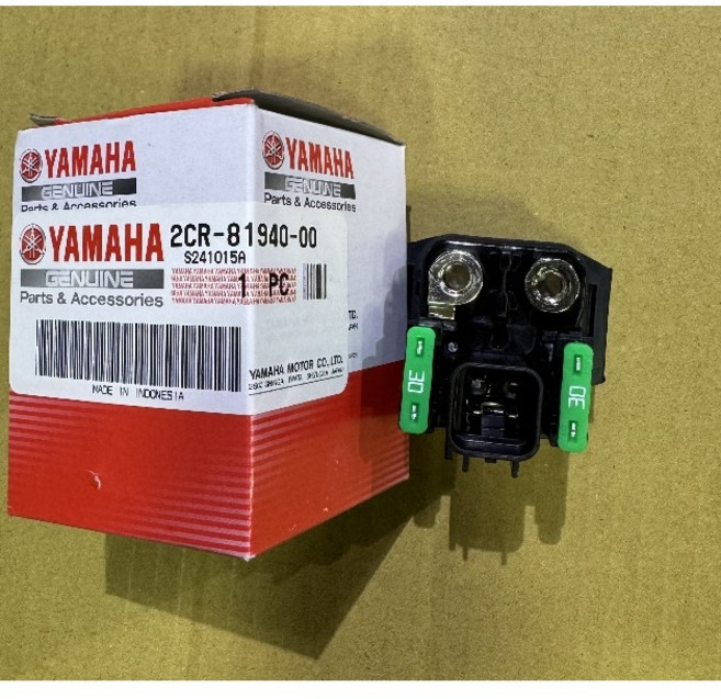 YAMAHA 啟動繼電器 適用R1 R1M (2019-2022) R6 (2017-2020) 零件編號2CR-81940-00 原廠配件, 1個