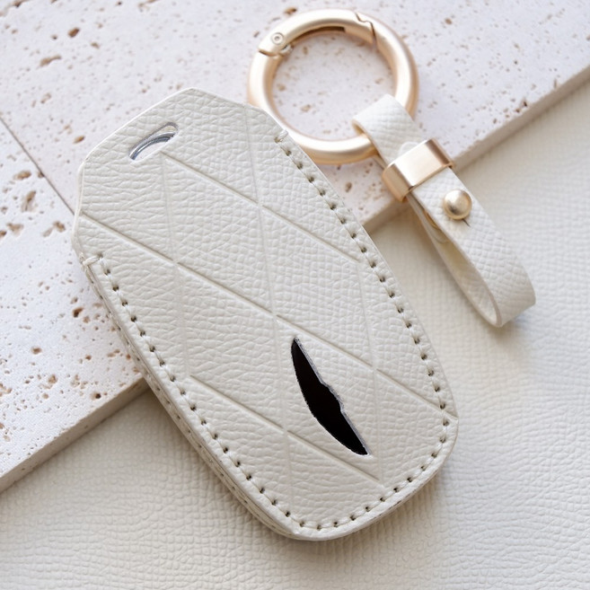 트니르 제네시스 호환 G80 GV80 G70 GV70 G90 차 키케이스, 제네시스F타입, 아이보리