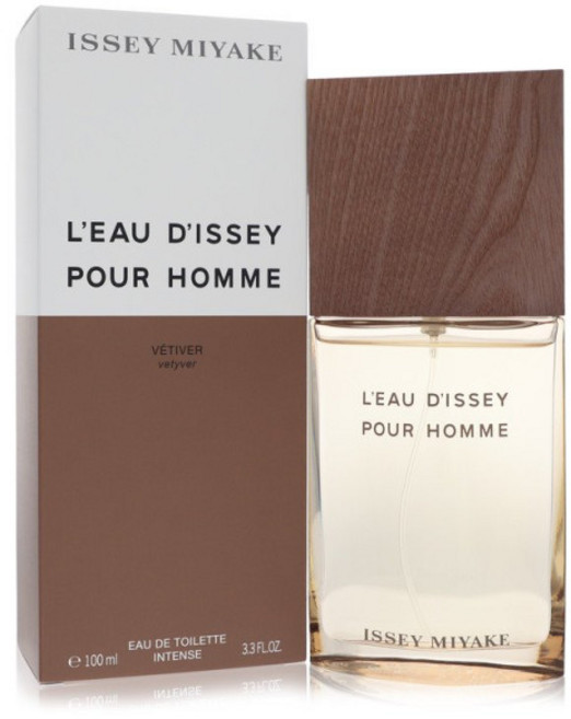 이세이미야케 Leau Dissey Pour Homme Vetiver Eau De Toilette Intense Spray 100 ml for Men, 1개