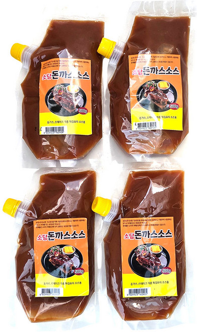 새마원 소담 돈까스소스 500g, 4개