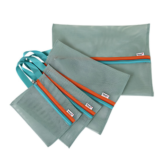 마켓감성 여행용 메쉬 파우치 4종 세트