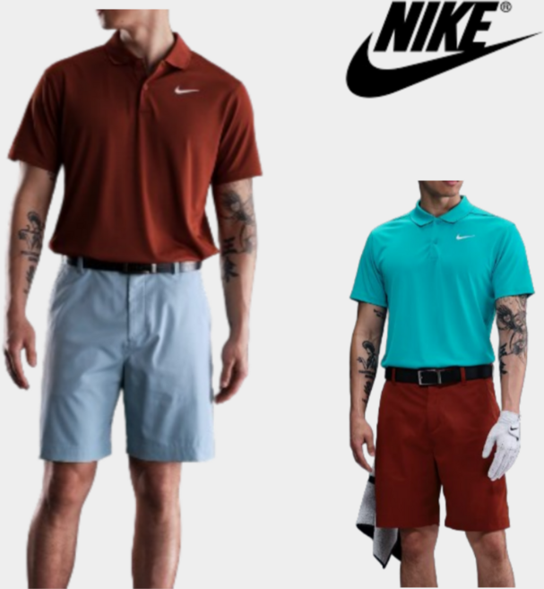 매장정품 나이키 골프웨어 반팔 티셔츠 남성 카라티 남자 드라이핏 골프 여름 반소매 셔츠