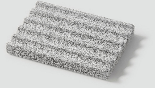 JAJU 규조토 사각 비누받침_그레이 J73N901160200 434644, 그레이, 1개