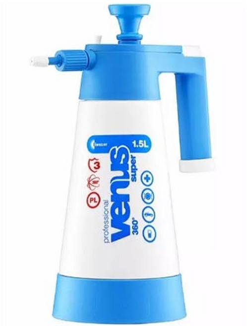 크와자 비너스 프로 360도 1.5L 압축분무기 압축스프레이 스노우폼 폼건, 1개