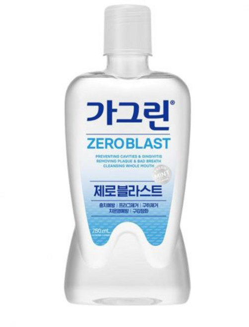 가그린 제로 블라스트 750ml 1개 에탄올 무첨가