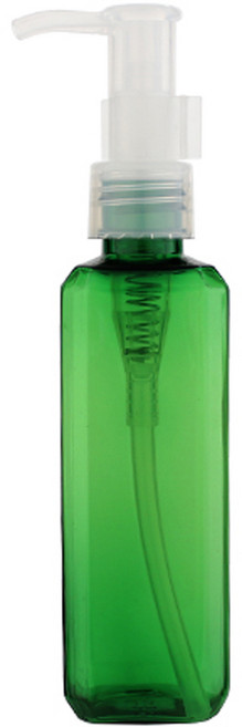 100ml/20파이-스퀘어 오일펌프용기(녹색/투명캡), 1개(1200원), 1개