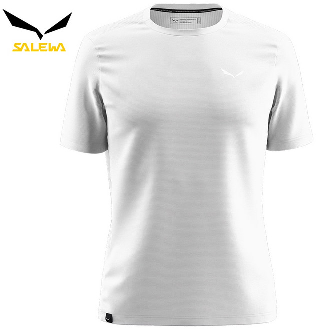 【SALEWA 義大利】PUEZ HYBRID DRY T-SHIRT 男 運動上衣 吸濕快乾透氣排汗衣 短袖T恤