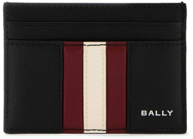 발리 미토스 로고 프린트 레더 카드홀더