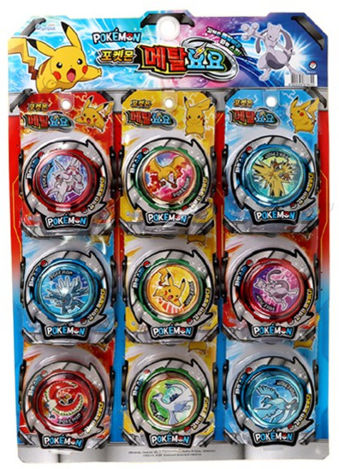 포켓몬 메탈 요요 컬렉션 캐릭터 완구 어린이 장난감, 1개