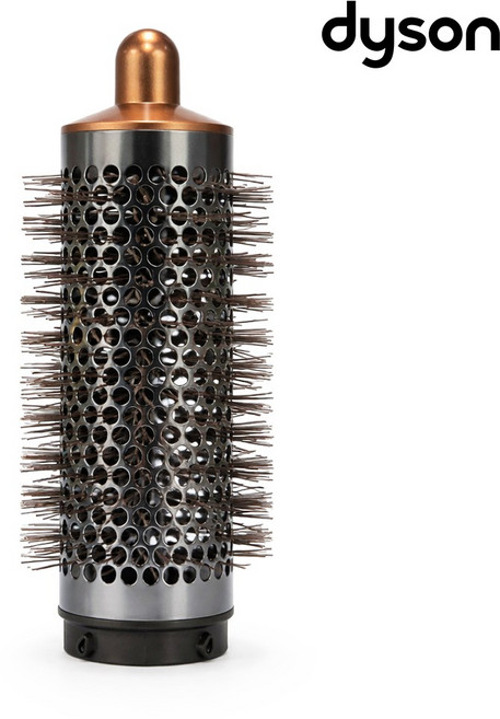 [다이슨 정품] 다이슨 라운드 볼륨 브러시 에어랩 (니켈/코퍼) +다용도 파우치 /ED, 라운드 볼륨 브러쉬 (니켈/코퍼)
