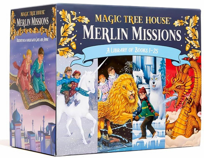 Magic Tree House Merlin Missions A Library Of Books 1-25 Boxed Set Complete Collection [paperback], Magic Tree House Merlin Missio