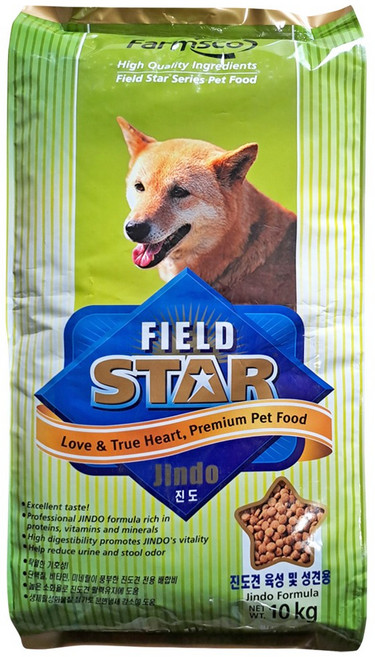 팜스코 필드스타 진도 진돗개 사료 대형견 대용량 강아지 사료, 10kg, 1개