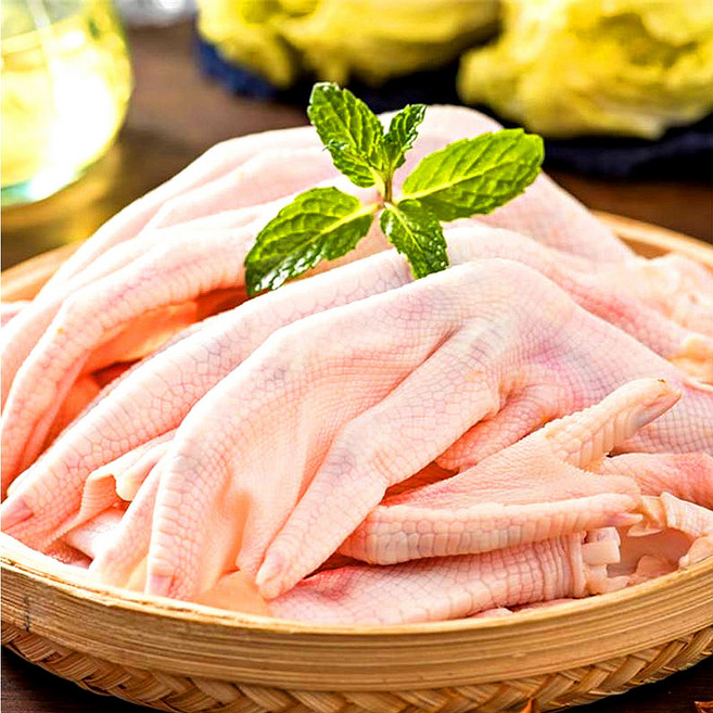 (배터짐) 손질 오리발 2kg 오리발족 (일요일&당일발송), 1개