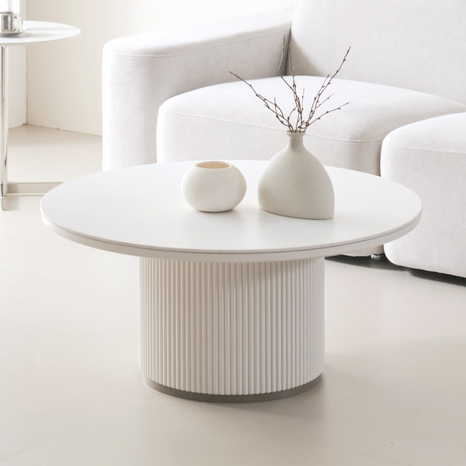 블랑드 밀크 세라믹 템바보드 좌식 거실 소파 테이블, 3. 쇼파테이블 양타원형 1300