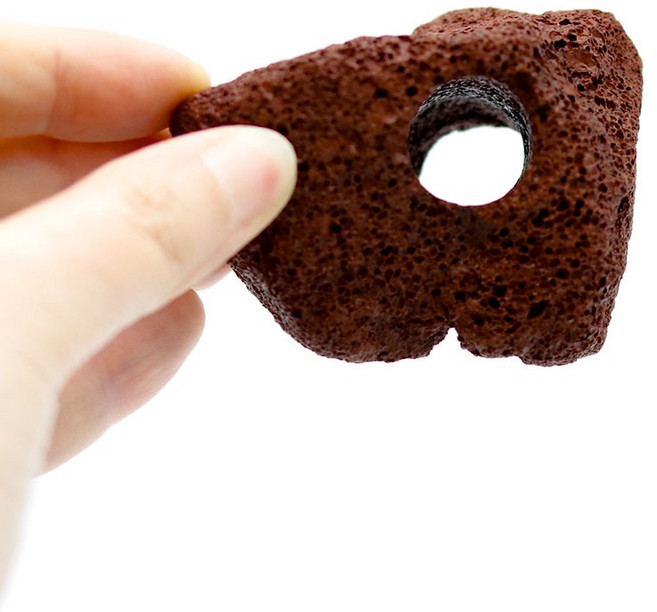 미미네아쿠아 수초 활착용 화산석 레드 1구