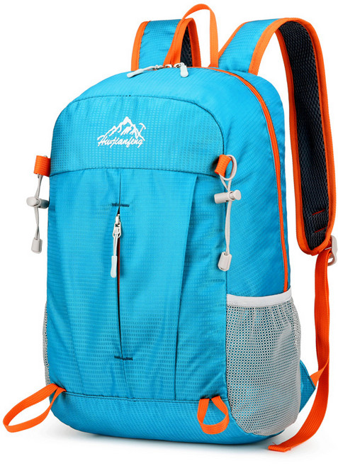 엔조이몰 등산가방 남녀공용 초경량 백팩 아웃도어 여행 방수 배낭 20L, 블루