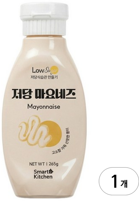 스마트키친 저당 마요네즈, 1개, 265g