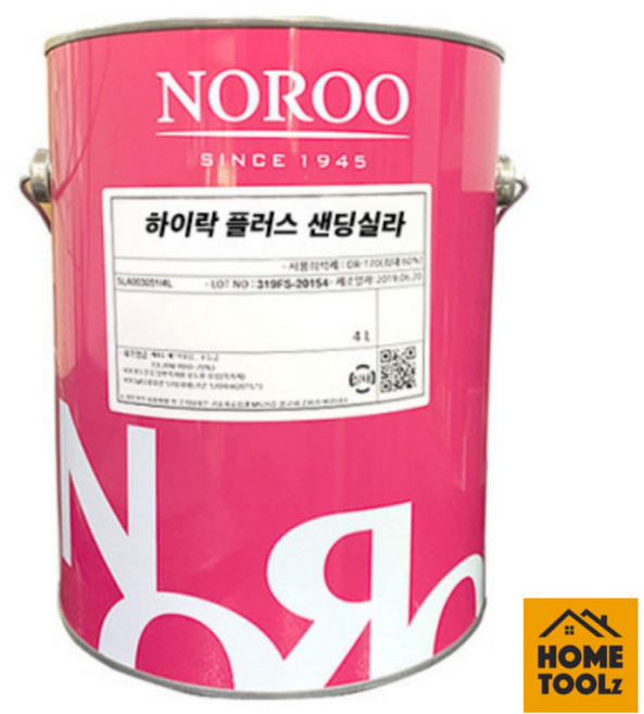 노루페인트 목재용 락카페인트 하이락 샌딩실라 4L 16L 투명, 18L, 1개