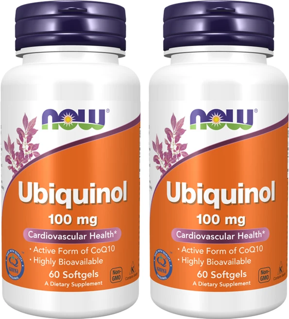 나우푸드 유비퀴놀 100mg 소프트젤, 2개, 60정 - 쿠팡