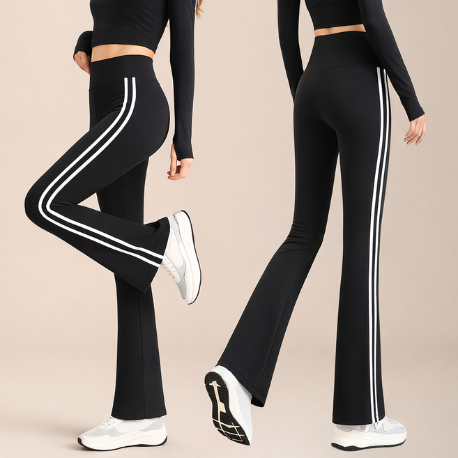 쿨쉐어 뱃살커버 하이웨스트 부츠컷 레깅스 운동&일상복 요가 필라테스