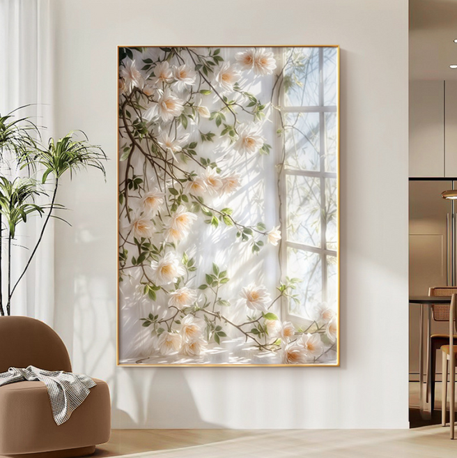 아르테리에 초고화질 고급 인테리어 그림액자 대형 거실 그림, 모닝 루미에르(블랙)