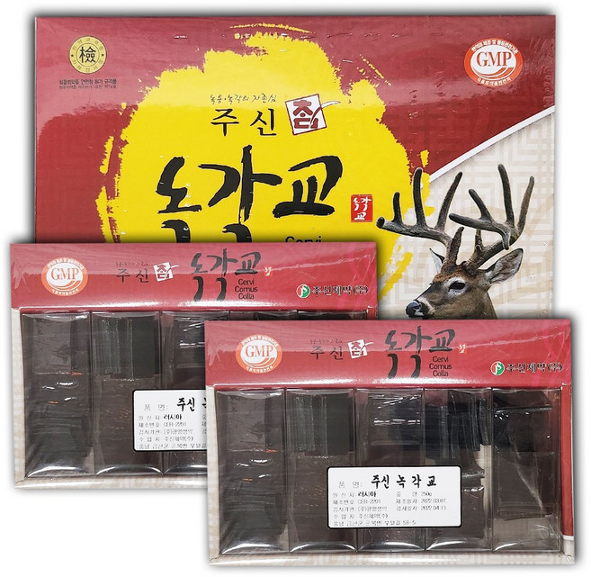 녹각교 녹용 한약 250g 건강선물세트 어르신 할머니선물 생신 1박스 2박스 3박스, 2개