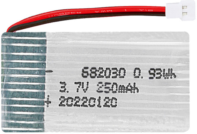 드론배터리모음, 06. (X4) 3.7v 250mah(MOLEX), 1개