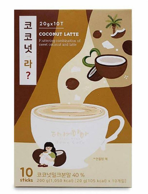 Yotta 코코넛밀크와 우유의 달콤한 조화 코코넛라떼 10T, 20g, 10개입, 2개