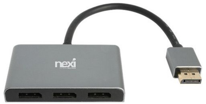 8K DP to DP분배기 3포트 디스플레이포트 멀티 확장, 1개