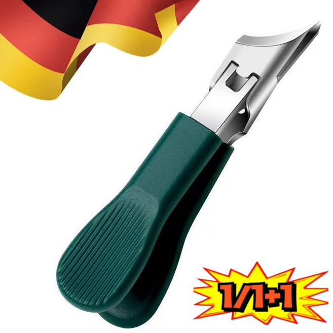 [316L 의료용 스테인리스 소재로]조갑염 전용 사선 손톱깎이 세트 독수리 부리형 날끝 손발톱깎이 내성 발톱깎이, [1건] 그린C타입