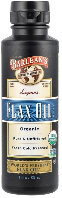 발린스 Barleans (발린스) 리그난 아마 오일 8 fl oz(236 ml), BAR00004, 1개, 236ml - 쿠팡