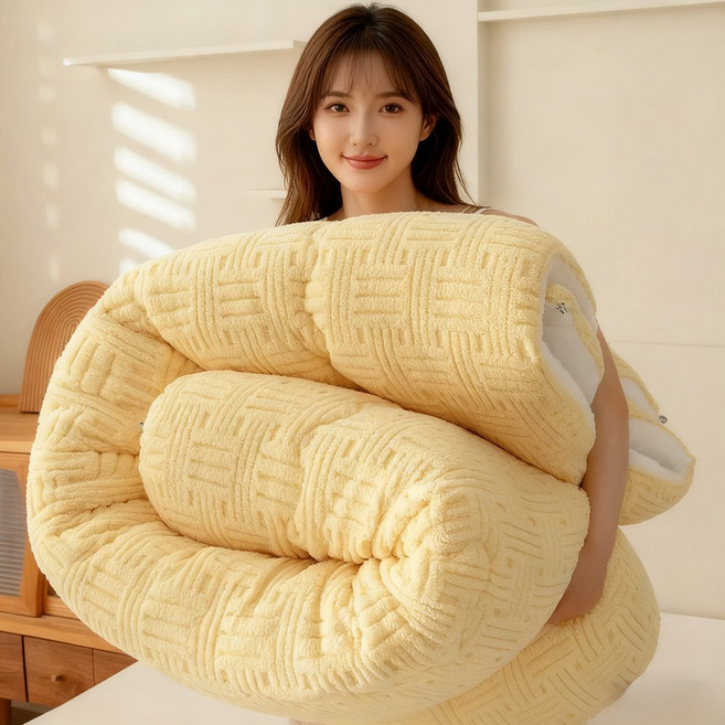New Century Trade양면 기모 겨울 두꺼운 이불