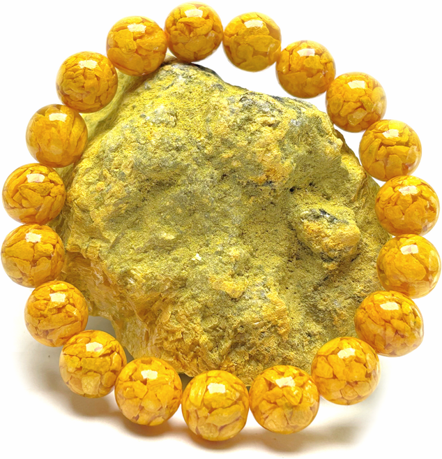 오지끄 O.JIK 삼재 불교 행운 염주 웅황주사 복 소원성취 염주팔찌