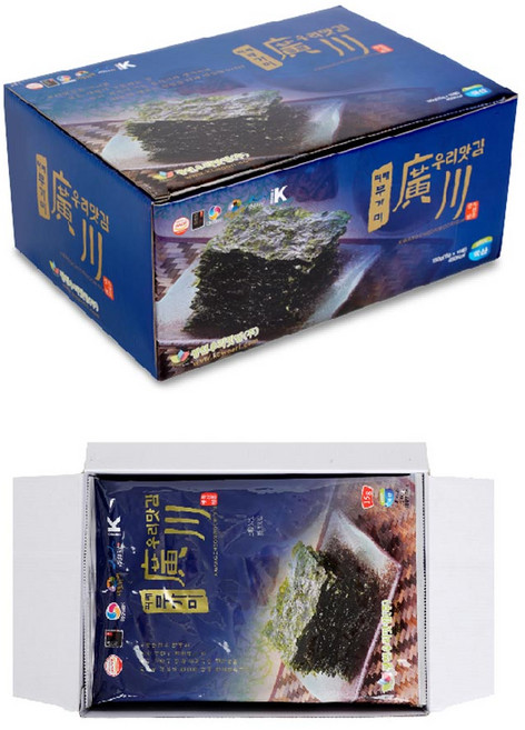 광천우리맛김 파래무가미 전장김 (15g*10봉), 15g, 1개