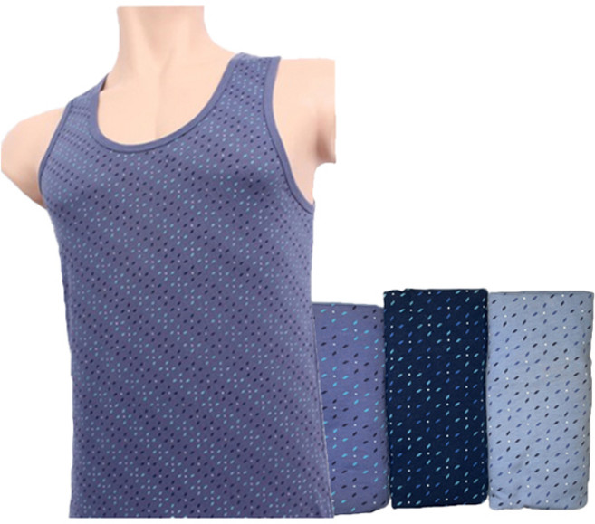 TG-9037 남자 런닝 순면100% 3매입 세트