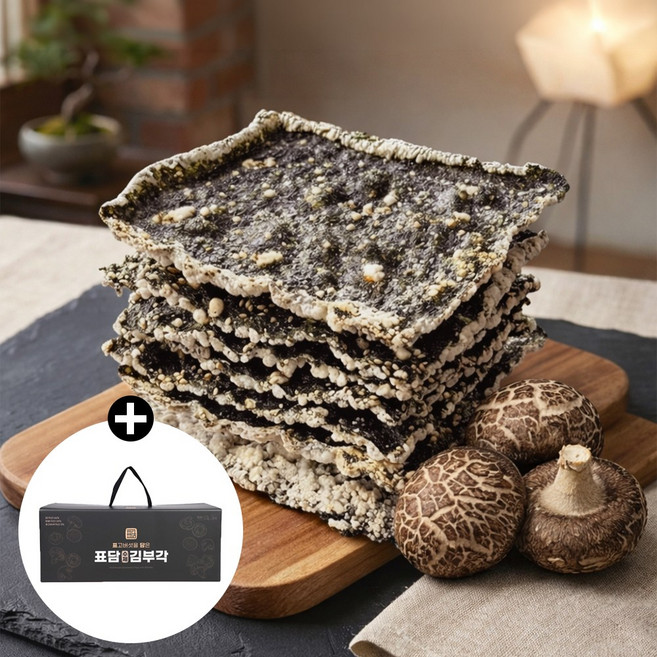 수제 찹쌀 김부각 100g 선물세트 손잡이 박스, 5개