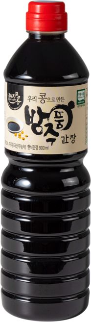 무농약콩 방주품 우리콩 장조림 국산 조선간장 연어장 계란장 만능 간장 맛집 900ml, 1개