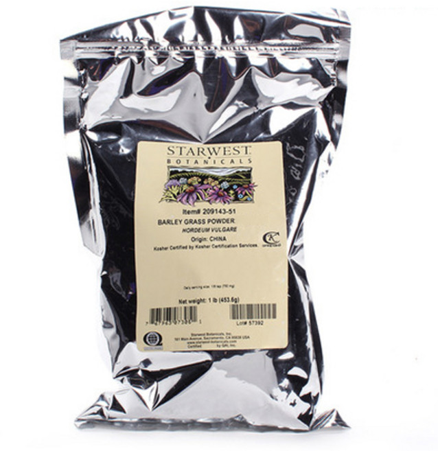 스타웨스트보태니컬스 발리 그래스 파우더, 453.6g, 1개