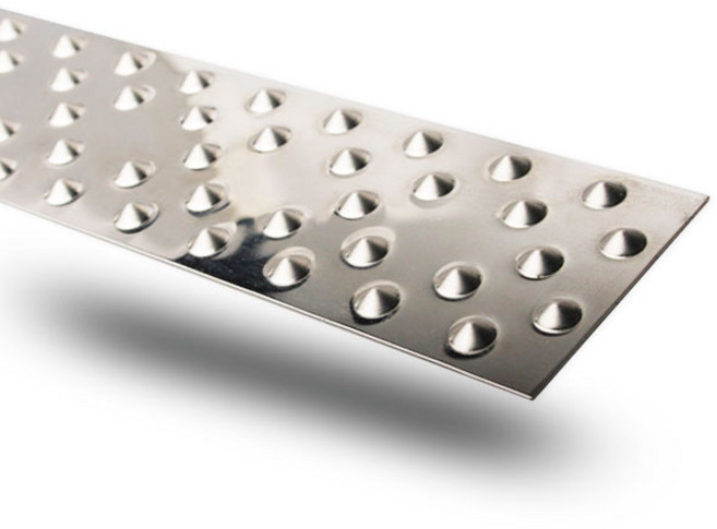 올스텐 엠보 논슬립 계단 경사로 미끄럼방지 패드 고강도 스텐 베이스, 2.엠보 원형 50폭 (평형), 1개