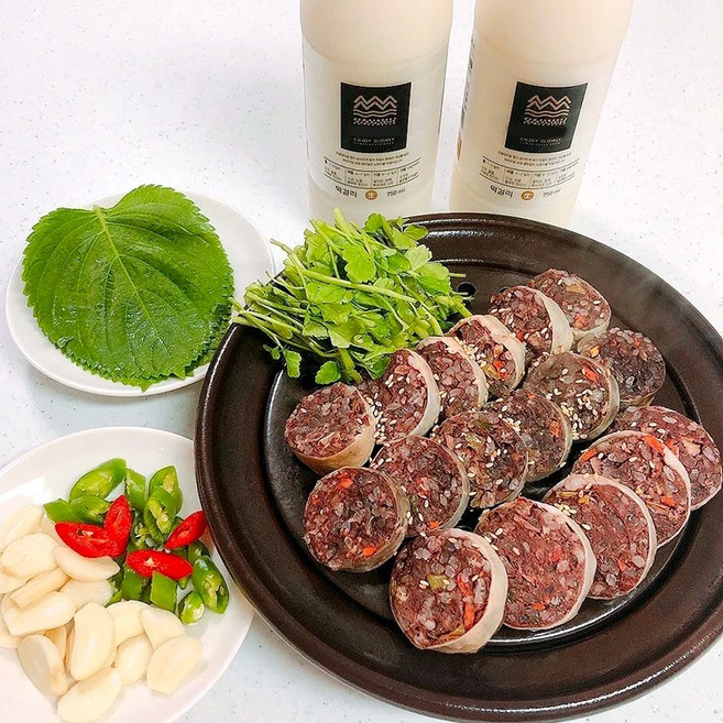 랄라고메 구워먹는 막창순대 500g, 모듬내장(200g), 1개