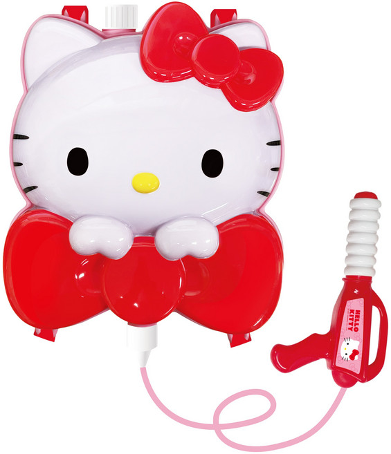 아기상어 헬로키티 미니마우스 캐릭터 물총 유아물총 어린이물총 배낭물총, 38.헬로키티 배낭물총, 1개