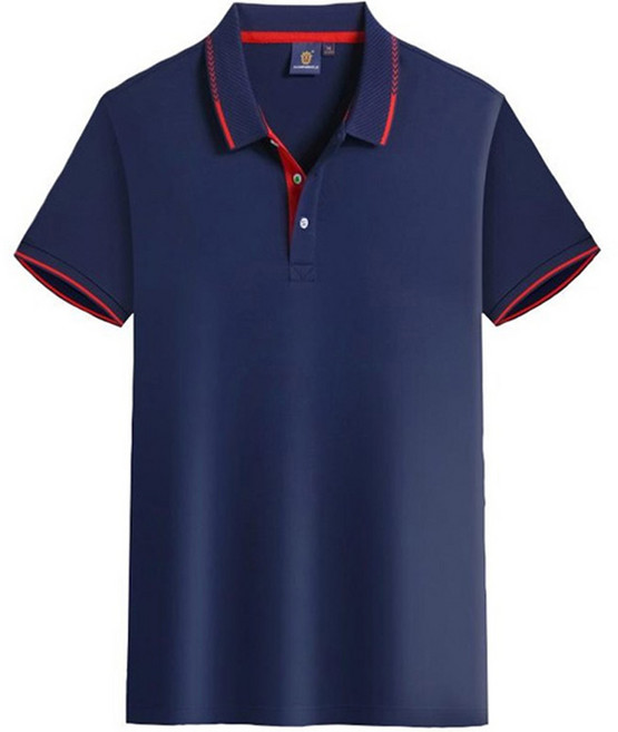 남자 여름 카라 반팔 티셔츠 반팔티 통기성 (YW-2004)