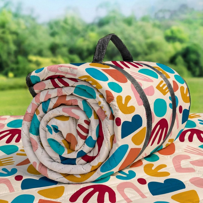 마술사 휴대용 두터운 피크닉매트 대형 캠핑매트 방수 방습, 스타일 K