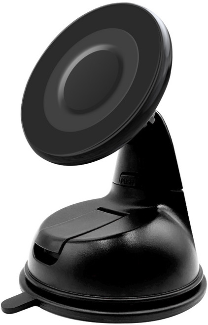 맥세이프 흡착식 대시보드 유리 스마트폰 마그네틱 차량 거치대, 1개, 블랙