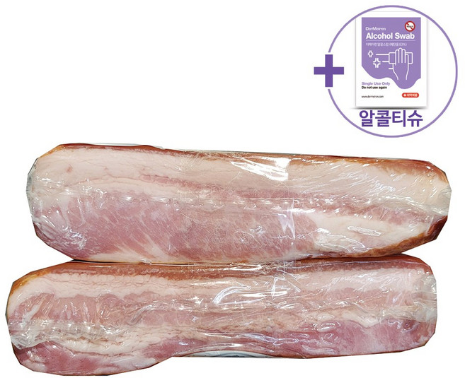 코스트코 이탈리아 본파티 판체타 베이컨 400G X 2 [아이스박스] + 더메이런알콜티슈